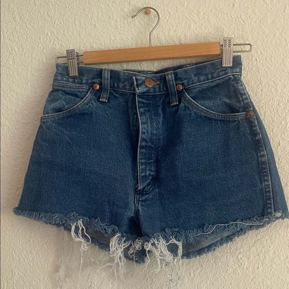 Wrangler Dark Blue Jean Shorts
